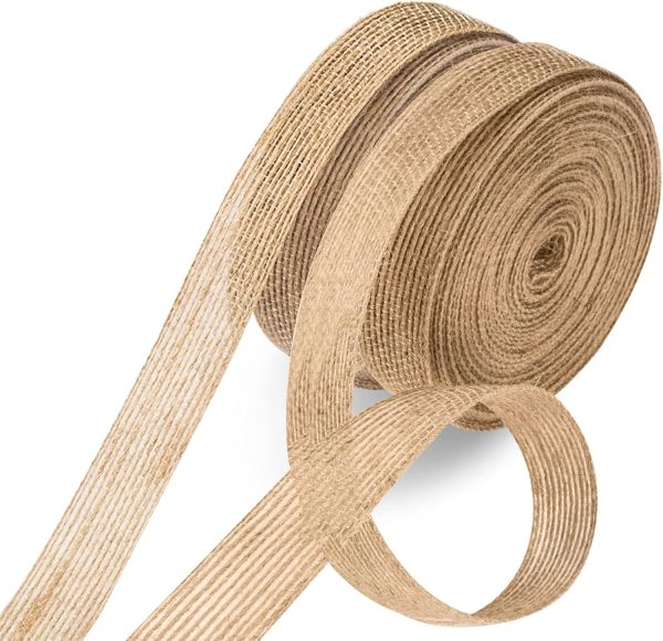 OWill 2 Rolls Ruban Noel,ruban cadeau emballage rouge et vert,20 mm x 90 m,Ruban cadeau emballage noel,ruban rouge noel pour emballage cadeau,sapin de noël,couronne de noel...
