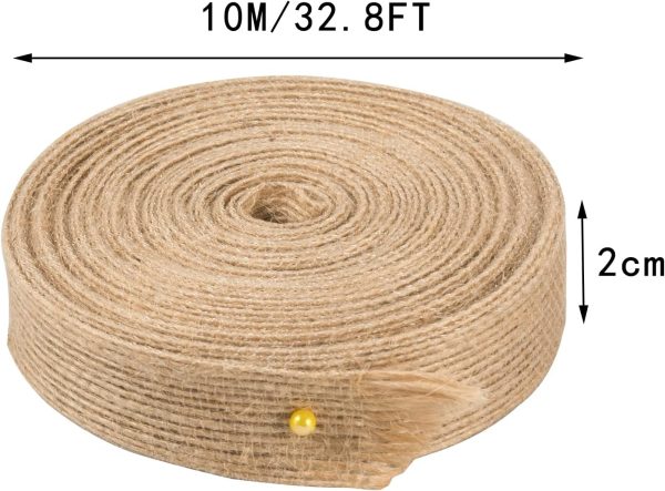 OWill 2 Rolls Ruban Noel,ruban cadeau emballage rouge et vert,20 mm x 90 m,Ruban cadeau emballage noel,ruban rouge noel pour emballage cadeau,sapin de noël,couronne de noel...