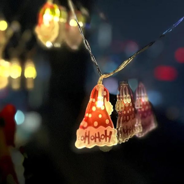 Vidillo Guirlande De Lumières De Noël, 3 Mètres 20 Guirlande Lumineuse De Décoration à LED, Fonctionne à Piles, Décoration Intérieure Et Extérieure, Pour Fête De NoëL,...