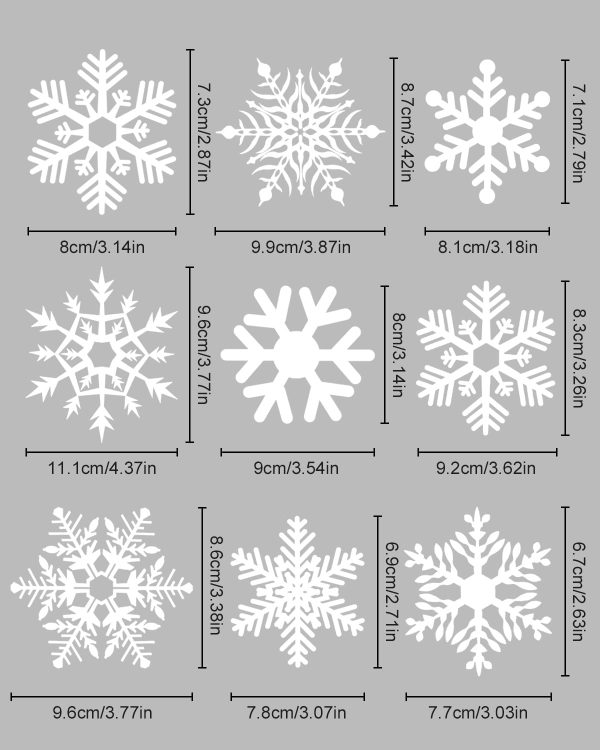 155 Stickers Noel Fenetre Réutilisable, PVC Autocollant Noel Fenetre, Telgoner Decoration Noel Fenetre Statique, Stickers Noël Fenêtre Électrostatique, DIY Autocollant Noel pour...