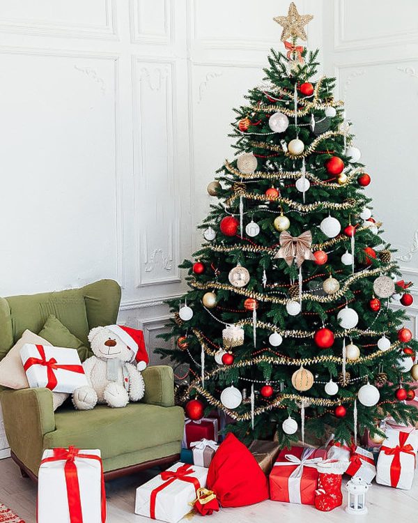 Boules de Noël Incassables pour Sapin - Décorations de Noël Argentées et Dorées avec Fil de Suspension pour la Décoration des Fêtes