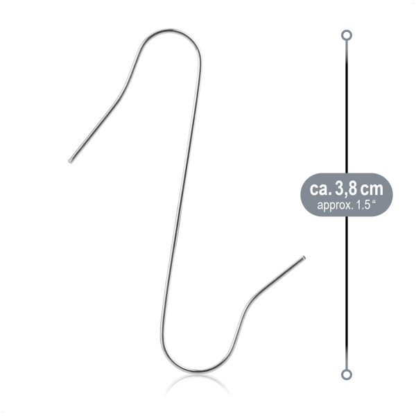 COM-FOUR® 150 x Christmas Tree Decorations Hooks - Double Hooks for Christmas Tree Decorations - Ideal for Decorative Pendants