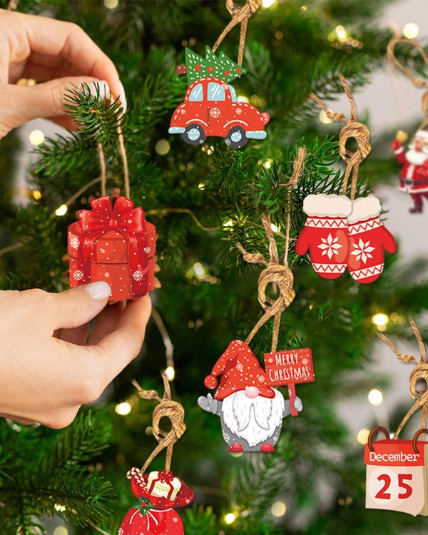 MOPZIJA 12pcs decoration noel sapin,déco noel,Bonhomme Pain d'Epice de Noël, Ornements Sapin de Noël, Pendentif Arbre de Noël Festival Fête Décoration Bricolage...