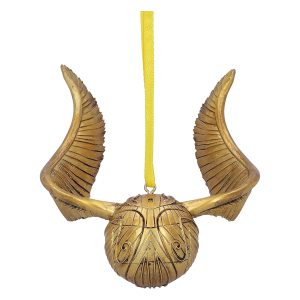 Nemesis Now Harry Potter Décoration à Suspendre Vif d'or Quidditch, Résine, pour Anniversaire, Doré