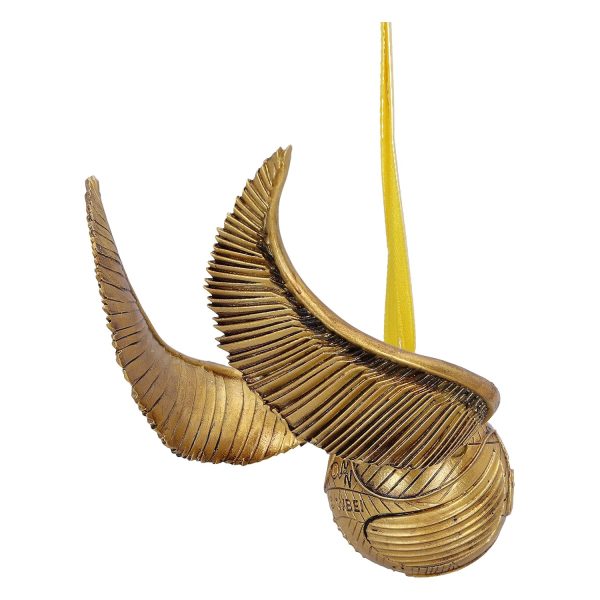 Nemesis Now Harry Potter Décoration à Suspendre Vif d'or Quidditch, Résine, pour Anniversaire, Doré