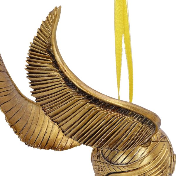 Nemesis Now Harry Potter Décoration à Suspendre Vif d'or Quidditch, Résine, pour Anniversaire, Doré