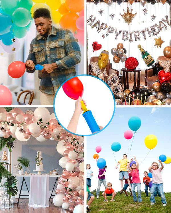 Pompe à Ballon à Main - Pompe à Ballon - Pompe à Ballon - Pompe à air pour Ballons - Pompe à Ballons - pour Mariage - Décoration d'anniversaire