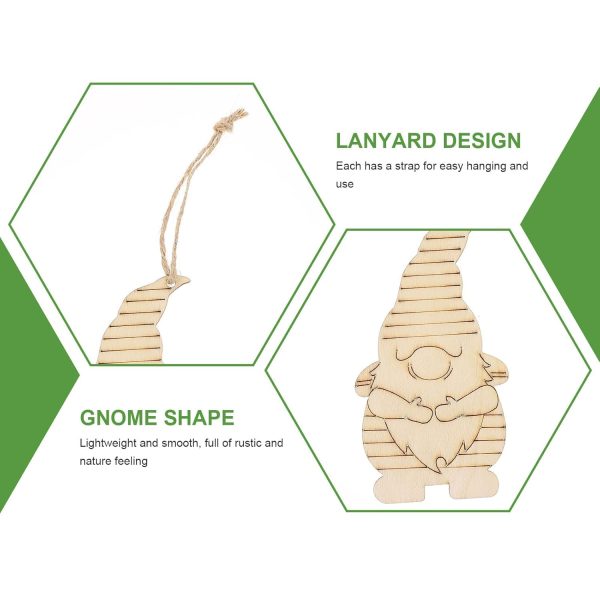 Lot de 40 disques en bois pour travaux manuels, peinture, lutin - Figurines en bois - Décoration d'arbre de Noël - Pendentif arbre de Noël - Décoration de Noël pour enfants