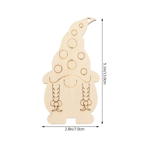 Lot de 40 disques en bois pour travaux manuels, peinture, lutin - Figurines en bois - Décoration d'arbre de Noël - Pendentif arbre de Noël - Décoration de Noël pour enfants
